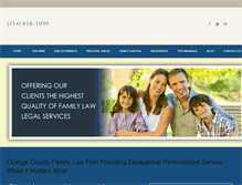 Tablet Screenshot of dd-familylaw.com